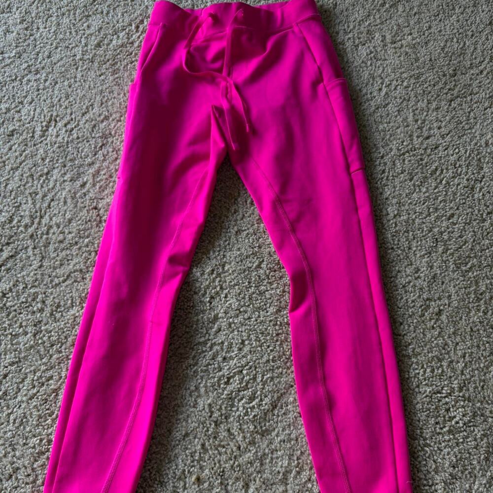 ALO Hot pink alo yoga high waisted leggings